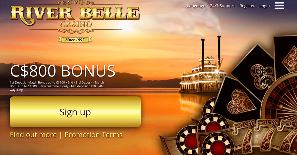 River Belle Casino bonuses