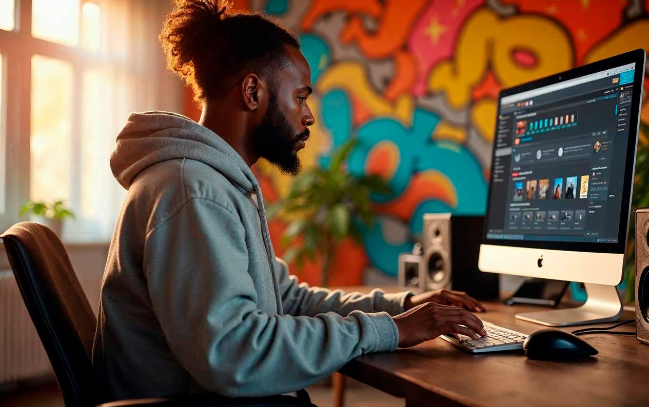 working with music platform
